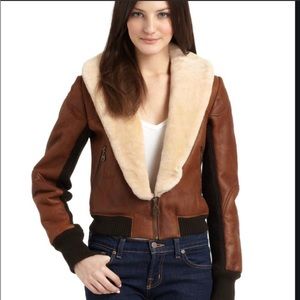 Doma Genuine leather lamb shearling jacket L